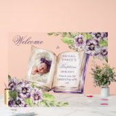 Violets Violets Violets Archés Photo Baptême uniqu (Mariage)