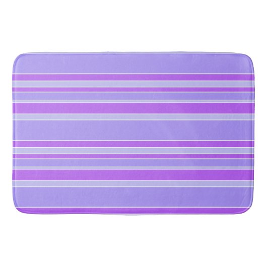 Violetstrepen Badmat (Voorkant)