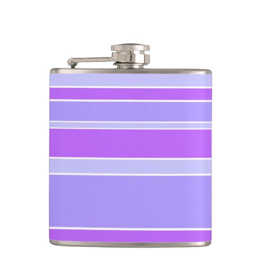 Violetstrepen Heupfles (Voorkant)
