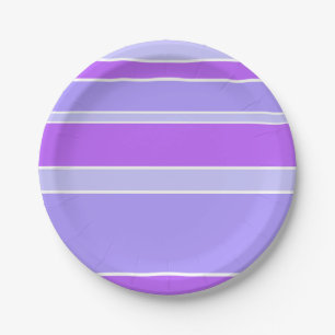 Violetstrepen Papieren Bordje