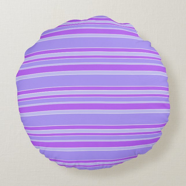 Violetstrepen Rond Kussen (Achterkant)