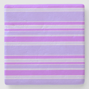 Violetstrepen Stenen Onderzetter