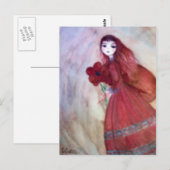 Violette Briefkaart (Voorkant / Achterkant)