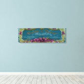 Violette De Cannes Soap LabelParis, Frankrijk Canvas Afdruk (Insitu (Houten vloer))