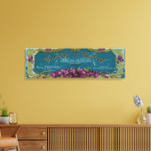 Violette De Cannes Soap LabelParis, Frankrijk Canvas Afdruk (Insitu (Woonkamer))