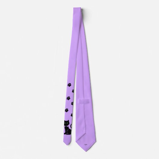 Violette de chat de Cravate (Dos)