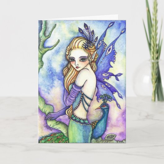 Violette enchanteresse - carte vierge (Devant)