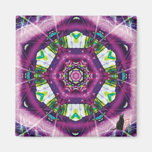 Violette Kaleidoscope Magnet Magneet