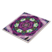 Violette Kaleidoscope Tegel Tegeltje (Zijkant)