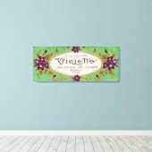 Violette Soap LabelParis, Frankrijk Canvas Afdruk (Insitu (Houten vloer))