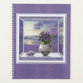 violettes dans un bocal de lune (Devant)