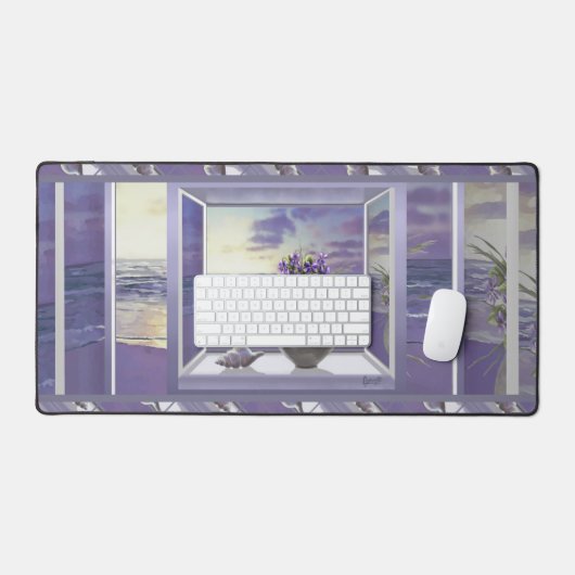 violettes dans un bocal de lune (Clavier et souris)