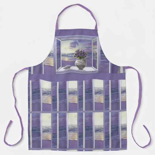 violettes dans un tablier de bocal de lune (Recto)