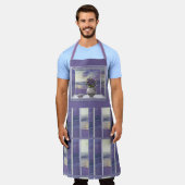 violettes dans un tablier de bocal de lune (Porté)