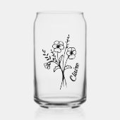 Violettes de fleurs personnalisées en février mois (Recto)