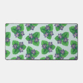 Violettes en verre de mer bleu (Recto)