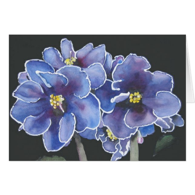 Violettes pourpres (Devant horizontal)