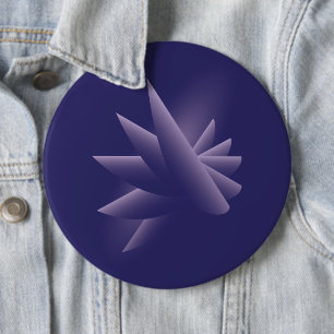 Violetvleugels Ronde Button 6,0 Cm