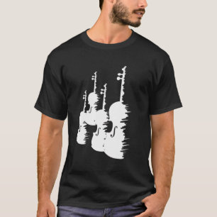 Violijnen Tekenen Viool Enthousiast Fiddle T-shirt