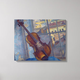 Violin, 1918 canvas afdruk