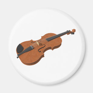 Violin: 3D-model: Magneet