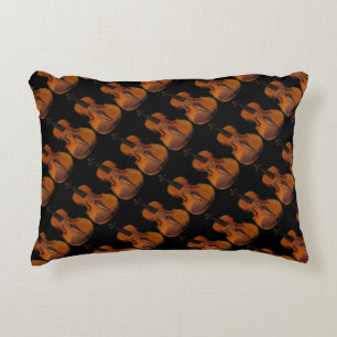 Violin Abstract Accent Pillow Kussen