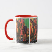 Violin and Guitar van Juan Gris, Cubistische kuns Mok (Links)