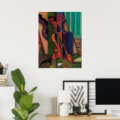 Violin and Guitar van Juan Gris Poster (Thuiskantoor)