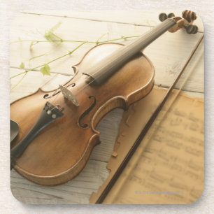Violin and Sheet Music Drankjes Onderzetter
