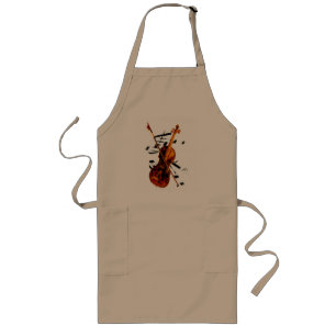 Violin Apron Lang Schort