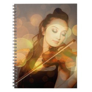 Violin artistieke solistin notitieboek