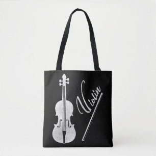 Violin Artwork Musician Birthday Gift Draagtas