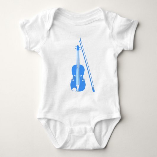 Violin - Baby Blue Romper (Voorkant)