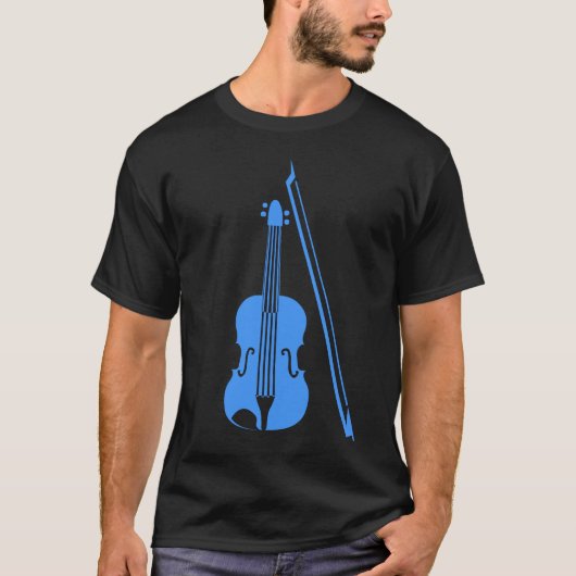 Violin - Baby Blue T-shirt (Voorkant)