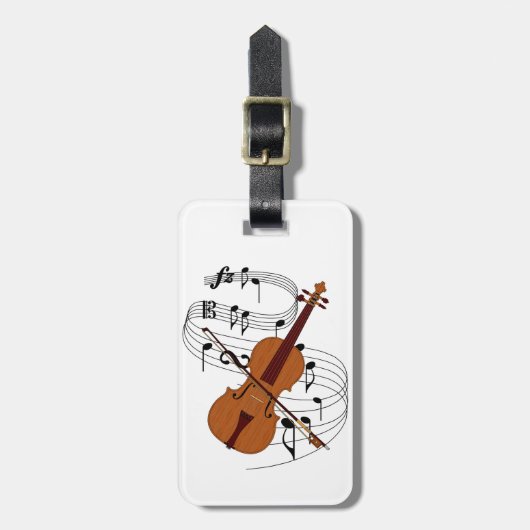 Violin Bagagelabel (Voorkant verticaal)
