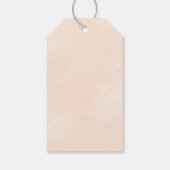 Violin, balletschoenen en vlinders van afgelopen d cadeaulabel (Achterkant)