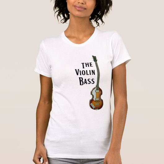 Violin Bass t-shirt (Voorkant)