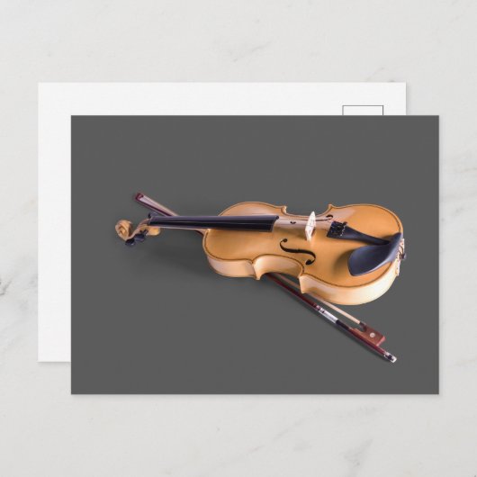 Violin Briefkaart (Voorkant / Achterkant)