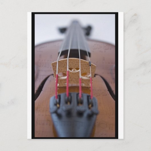 Violin Briefkaart (Voorkant)