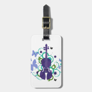 Violin Cadeau-Bagage Label-Ad Uw Eigen Naam Bagagelabel
