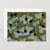 Violin Camouflage Pattern Briefkaart (Voorkant / Achterkant)