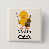 Violin Chick Button (Voorkant)