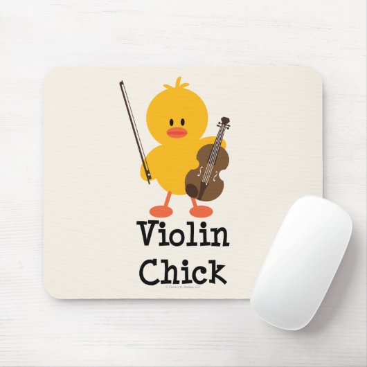 Violin Chick Mousepad Muismat (Met muis)