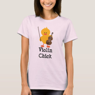 Violin Chick Organic T-shirt