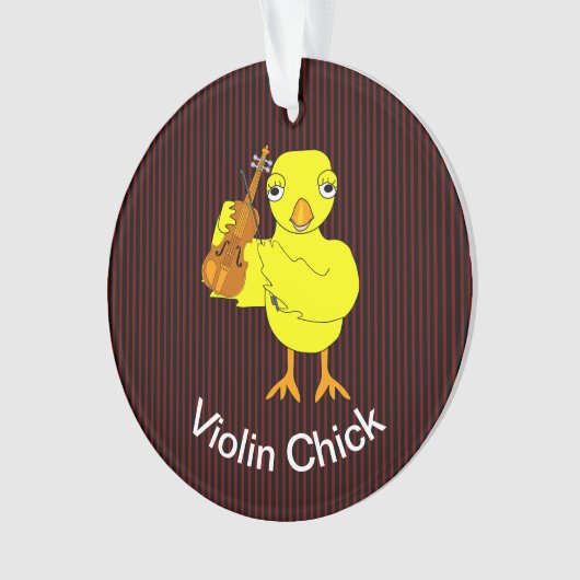 Violin Chick Ornament (voorkant)