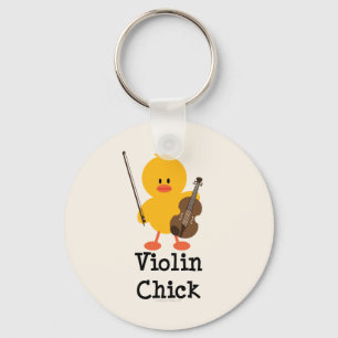 Violin Chick Sleutelhanger