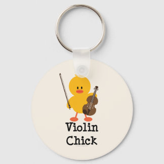 Violin Chick Sleutelhanger