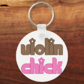 Violin Chick Sleutelhanger (Voorkant)