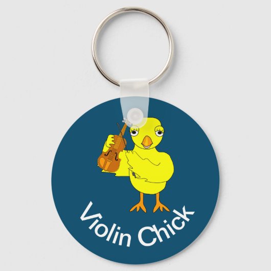 Violin Chick Sleutelhanger (Voorkant)