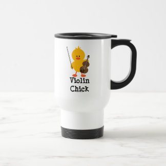 Violin Chick Travel Mug Reisbeker